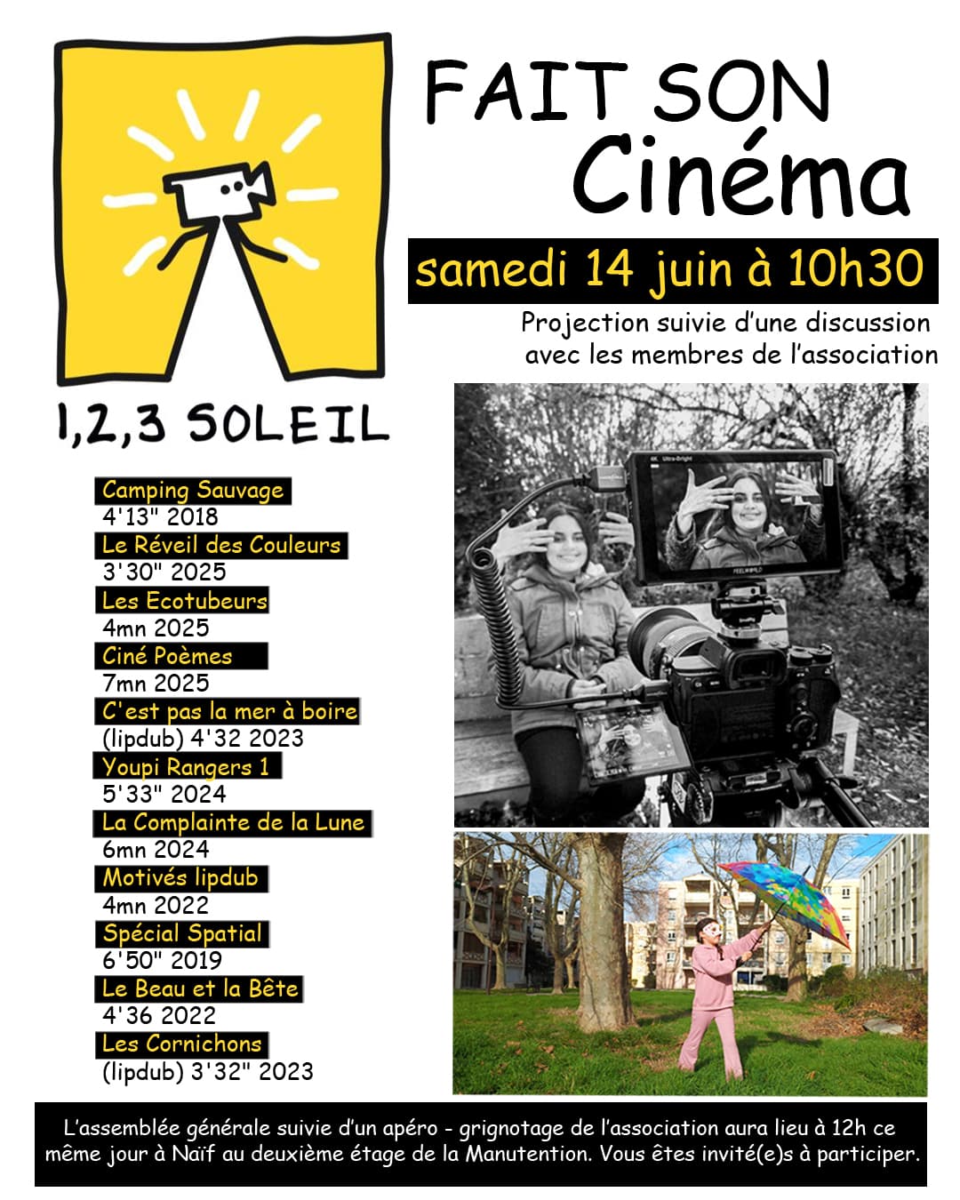 Projection au cinéma Utopia